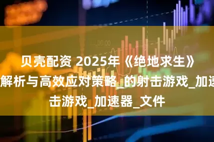 贝壳配资 2025年《绝地求生》登录障碍解析与高效应对策略_的射击游戏_加速器_文件